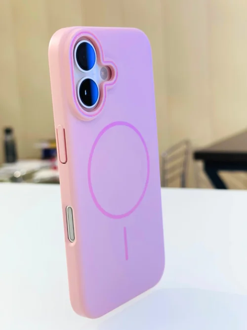 Alternative view of iPhone 16 Slim Case (Pink)