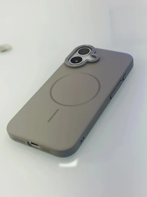 Alternative view of iPhone 16 Slim Case (Gray)