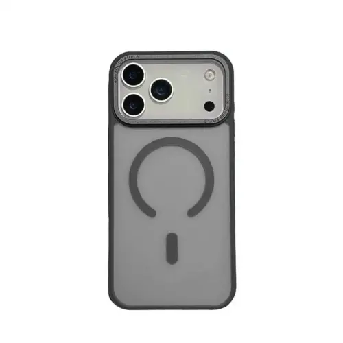 MagSafe Transparent iPhone Case Black