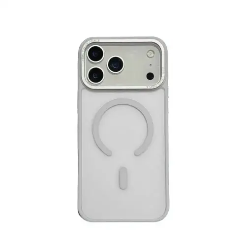 MagSafe Transparent iPhone Case Grey