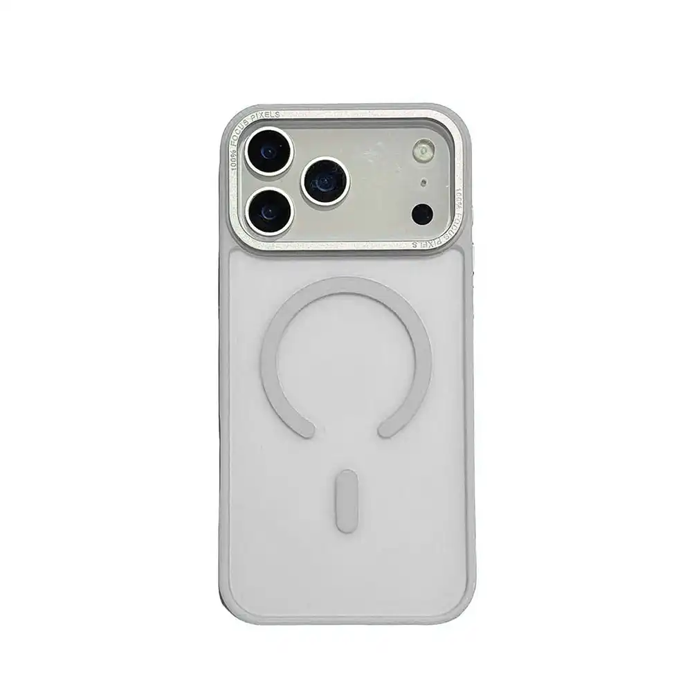 MagSafe Transparent iPhone Case Grey