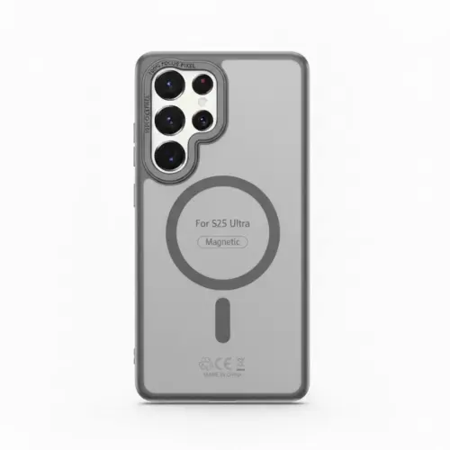 MagSafe Transparent Samsung Case Grey