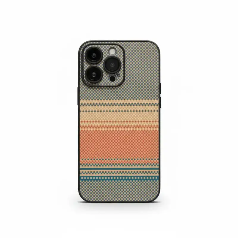Woven iPhone Case Brown