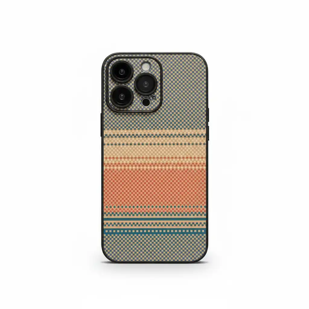 Woven iPhone Case Brown