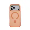 MagSafe Transparent iPhone Case Orange